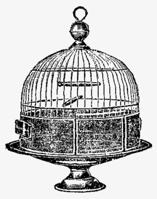 Free Bird Cage Digital Stamp - Cage