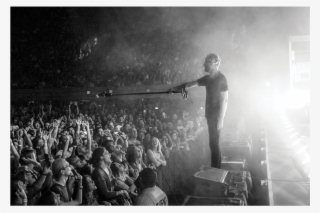 Forest Hills Stadium, Nyc, 10/6/17framed Printoriginal - Monochrome