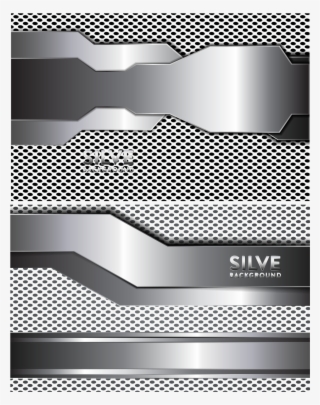 Silver Technology Background Transprent Png Free Download - Monochrome