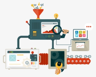 Digital Marketing - Seo Flat Design