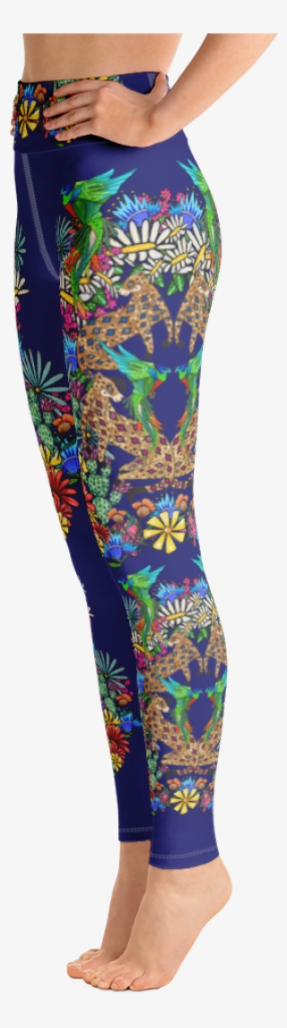 Mayan Enchantment Yoga Pants Imperial Blue