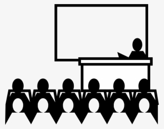 Teacher Talking To Student Clipart Black And White - Lectures Clipart