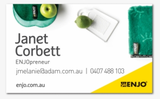 Business Card Fridge Magnet-55mm X 90mm - Enjo