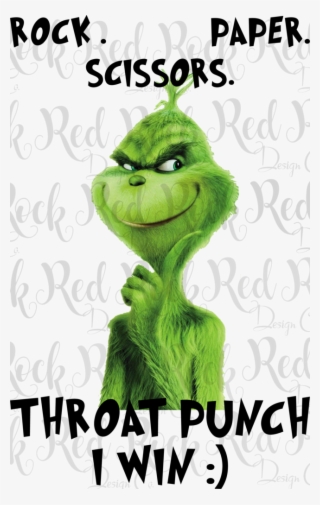 Rock, Paper Scissors Throat Punch - Cartoon