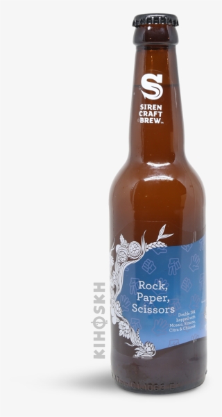 Siren Craft Brew -rock, Paper, Scissors - Beer Bottle