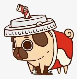 Cute Pug Chibi Food Sodafreetoedit Ⓒ - Imagenes De Perros Pug En Comida ...