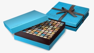100-piece Signature Mariebelle Ganache Blue Box - New York City