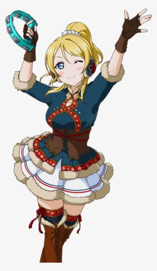 Transparent - Idolized - Eli Ayase Snowy Mountain