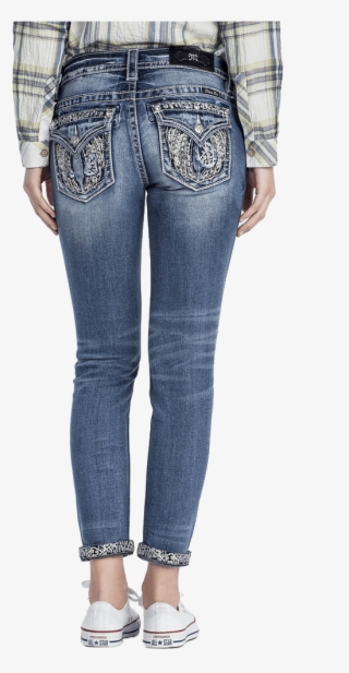 Jp8872ak 300 Medium Dark Blue Back 2 - Miss Me Wing Capri