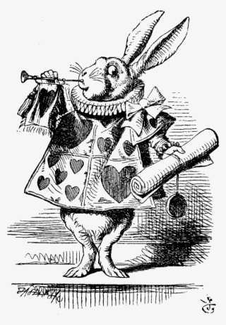 Alice In Wonderland Tenniel Cheshire - John Tenniel Alice In Wonderland Rabbit