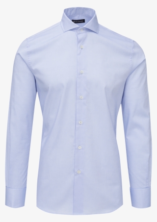 Camisa Cufflinks Blue Plain - Formal Wear