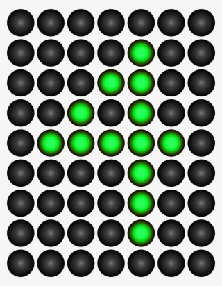 Digital Number Four Green Png Clip Art Image - Round Color Coding Labels Pink