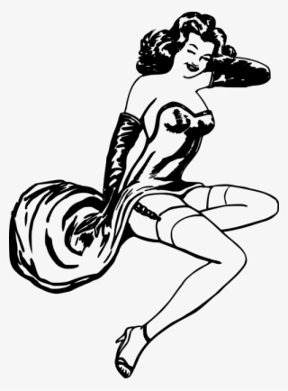 Vector Graphics - Pin-up Model