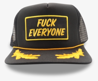 "fuck Everyone" Patch Captain Hat Rolling Death Maui - Baseball Cap