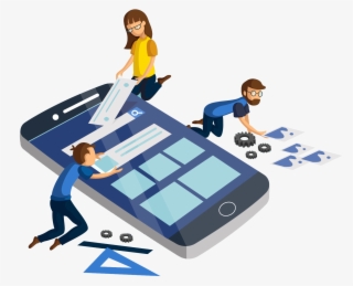 Hire Iphone App Developers - Ios App Development Vector