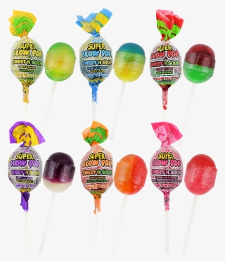 Charms Super Blow Pop Sweet N Sour Lollipop - Blow Pop Lollipop