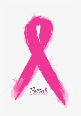 Watercolor Pink Ribbon Betches Guide To Cancer Shop - Watercolor Pink Ribbon