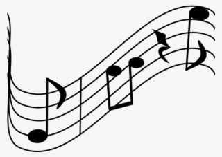 Silhouette Clipart Music - Musical Notes Clipart Png