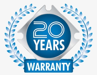 20 Year Warranty Blue - 20 Years Warranty Logo