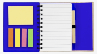 6106 Spiral Notebook With Sticky Notes - Notebook