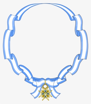 Dame Grand Cross Sash Of The Order Of Charles Iii - Queen Letizia Coat Of Arms