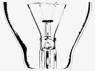 Light Bulb Clipart Sketch - Incandescent Light Bulb