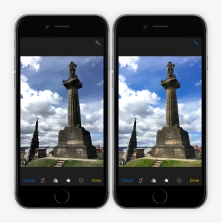 First, There's The Auto-enhance Option, Which Automatically - Iphone