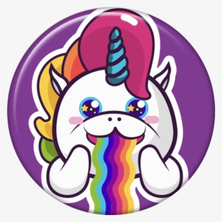 Pop Selfie Unicórnio Vomitando Arco-íris - Fofo Unicórnios Kawaii