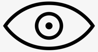 Eye Visible Outlined Interface Symbol Comments - Circle