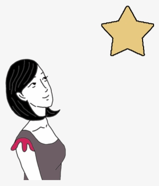 Star Symbol In Tea Leaves - Cartoon