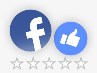Facebook Thumbs Up And Stars - Cross