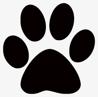 Footprints Clipart Cougar - Dog Paw Transparent Background - 2500x2500 ...