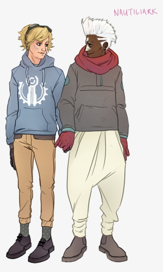 Ezreal And Ekko - Cartoon