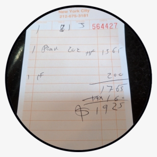 Receipt - Circle