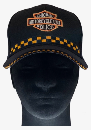 Chicago Police Motorcycle Unit High Crown Uniform Cap - Baseball Cap