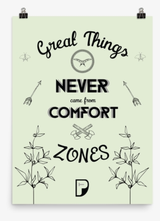 Comfort Zones - Poster