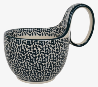 Fancy Handle Scoop - Ceramic