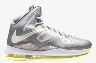 Nike Lebron 10 'yellow Diamond' - Lebron 10 Gray And Yellow