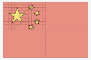 Construction Sheet Of Flag Of The People's Republic - Beige
