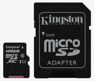 128gb Canvas Select Uhs-i Microsdxc Memory Card With - Kingston Micro Sd 32gb