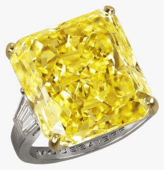 Fancy Vivid Yellow Diamond Ring - Moussaieff Yellow Diamond