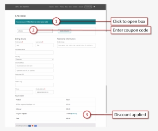 Applying A Coupon Code At Checkout - Wunderlist Windows