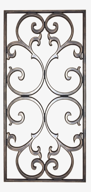Connor With Frame Faux Iron Ceiling Grille Complete - Visual Arts