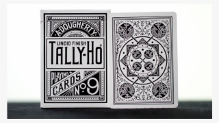 White Tally-ho Playing Cards - White Tally Ho Playing Cards