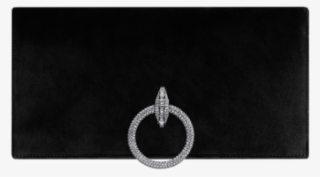 Chanel Black Velvet Clutch Bag - Wristlet