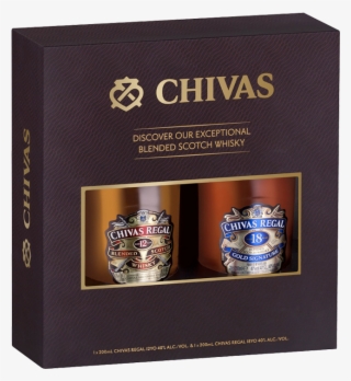 Chivas Regal 12 Year Old And 18 Year Old 200ml Gift - Chivas Regal