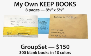 My Own Keep Books Group Set - Paper
