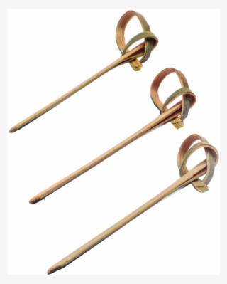 Biodore® Cocktail Sticks, Knot Cocktail Sticks, Bamboo, - Earrings