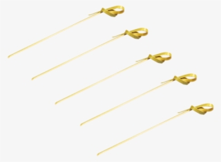 Biodore® Cocktail Sticks, Knot Cocktail Sticks, Bamboo, - Brass