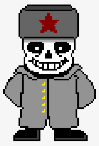 Soviet Sans - Sans Battle Sprite Colored